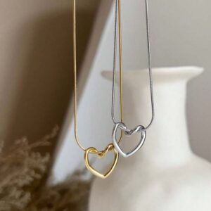 soft heart necklace